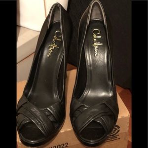 COLE HAAN | Black, Platform Heels!